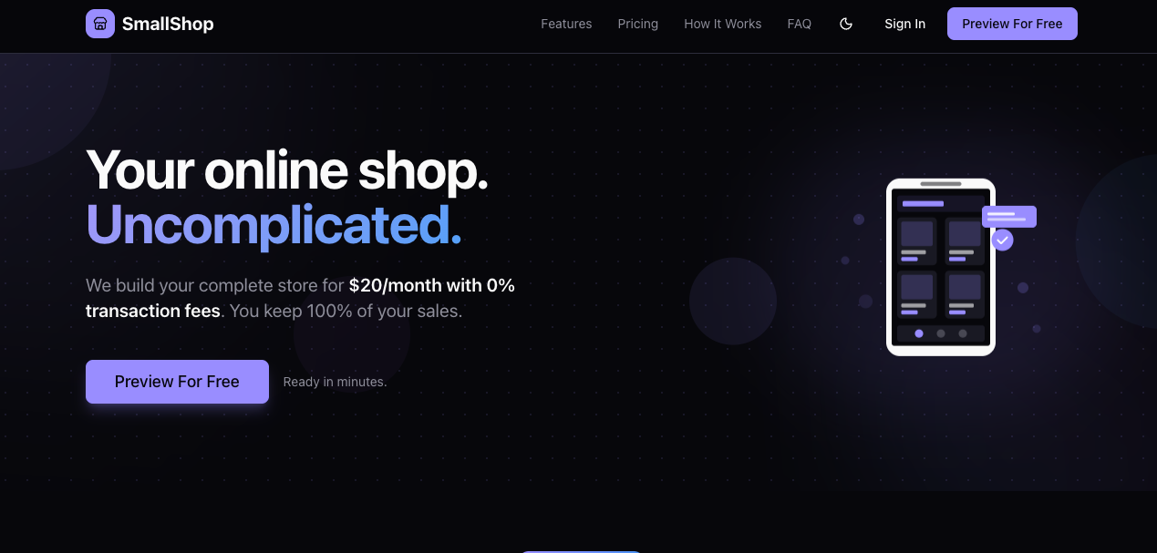 Building SmallShop Part 1: Laying the Foundation